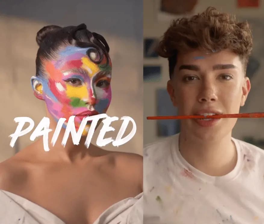 James Charles and his brand Painted