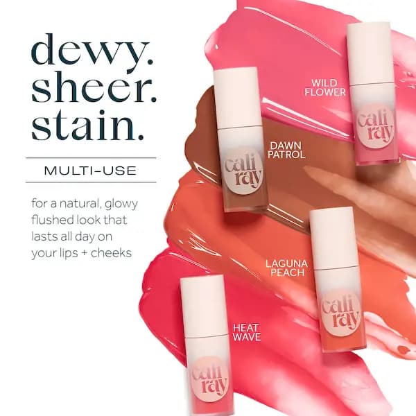 caliray Socal Superbloom Lip + Cheek Hydrating Soft Stain Blush