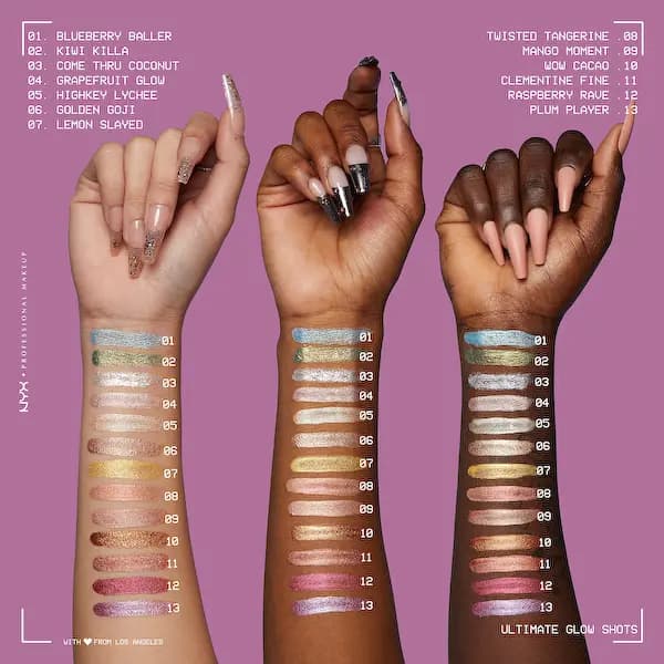 NYX Ultimate Glow Shots Brightening Liquid Eyeshadow