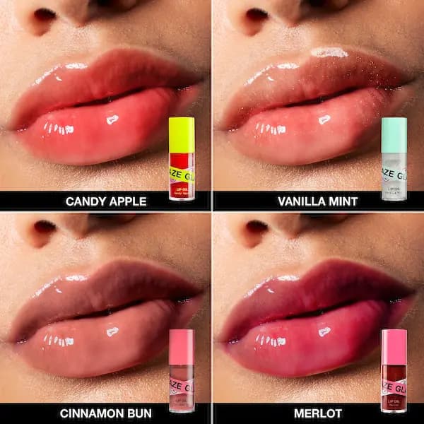 iNNBEAUTY PROJECT Glaze Lip Oils in Cinnamon and Vanilla Mint