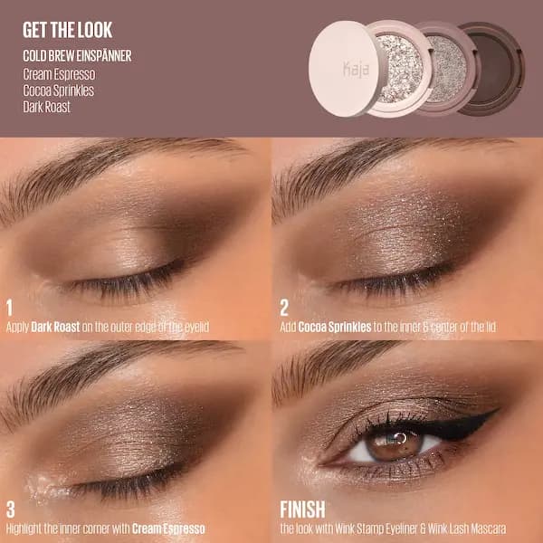 Kaja New Shades of Stacked Bouncy Eyeshadow Trio