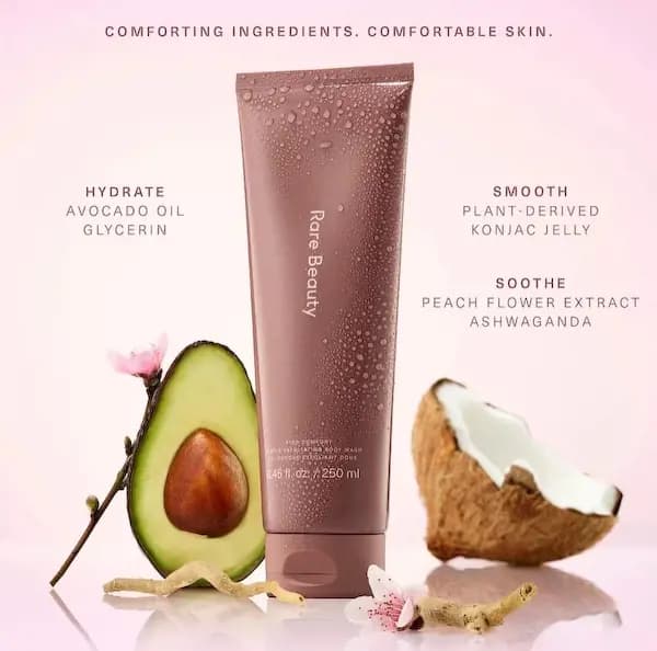 Rare Beauty Find Comfort Gentle Exfoliating Body Wash