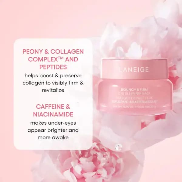 LANEIGE Bouncy & Firm Eye Brightening Sleeping Mask