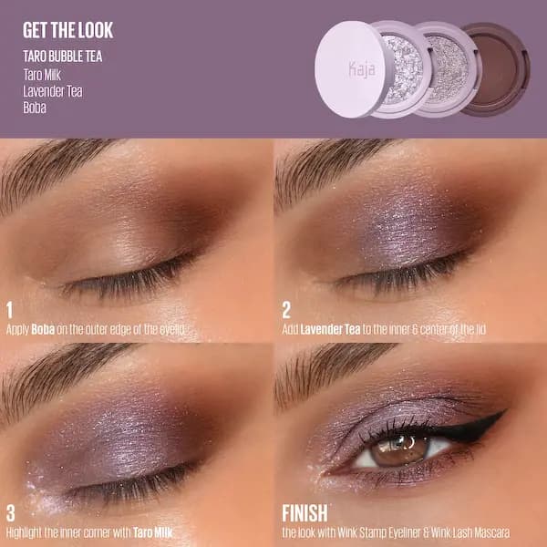 Kaja New Shades of Stacked Bouncy Eyeshadow Trio