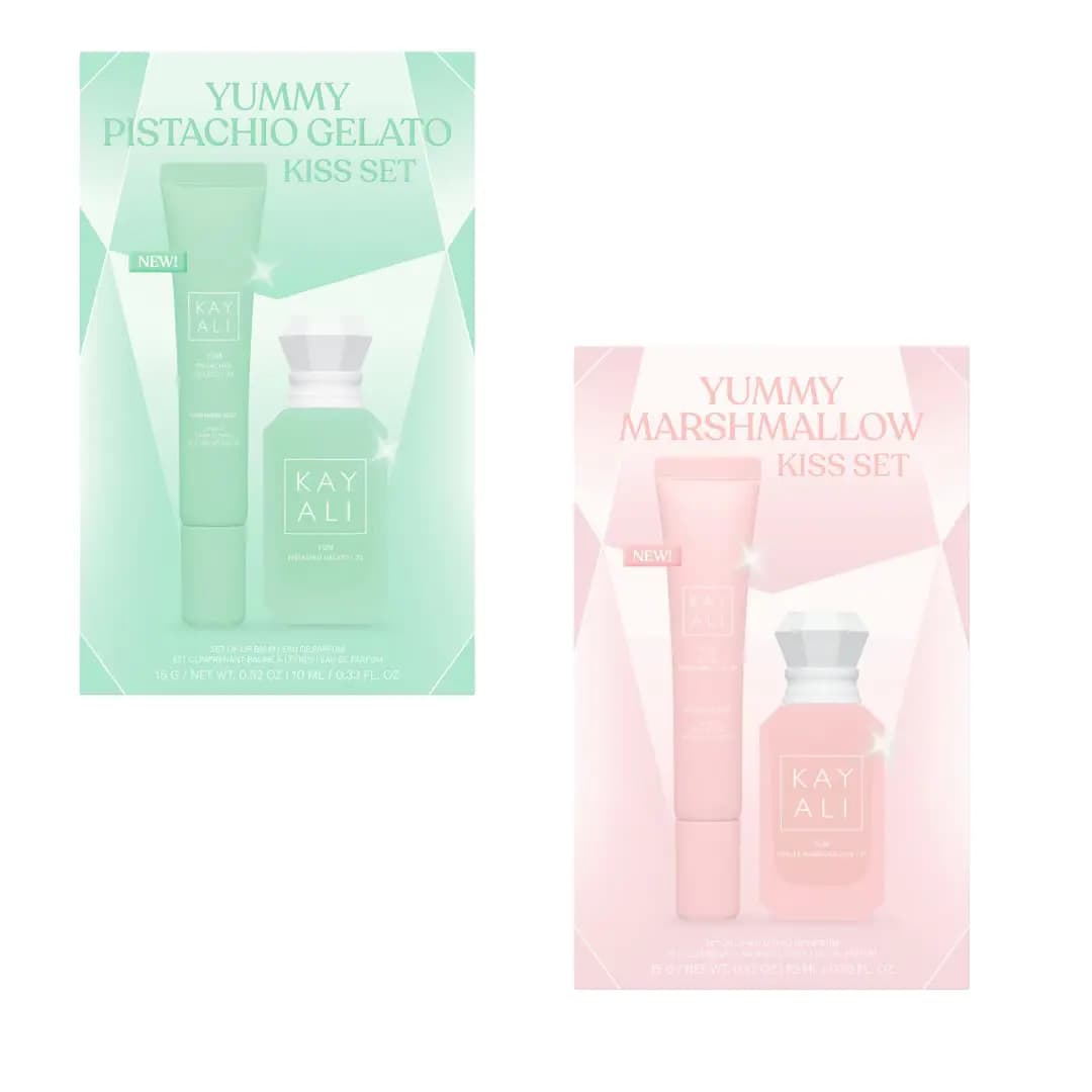 KAYALI Yummy Kiss Sets: Marshmallow & Pistachio Gelato Perfume Price, Notes & Where to Buy