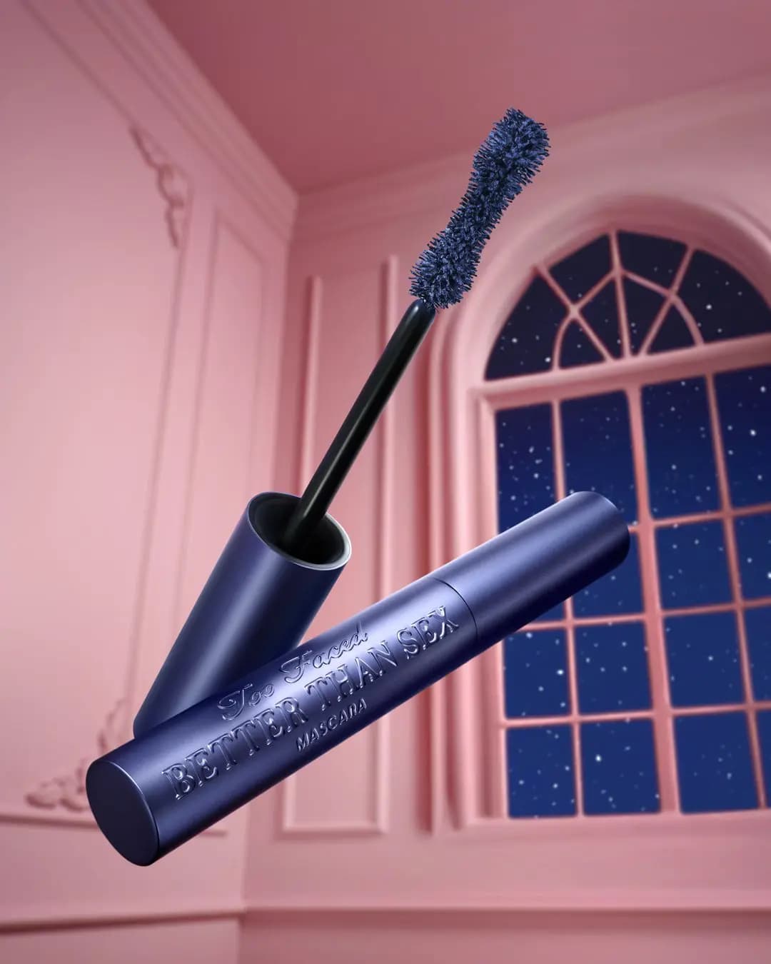 Better Than Sex Mascara in Midnight Blue with its blue wand