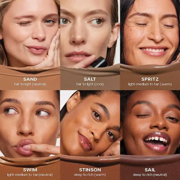 Saie Beauty Dew Bronze Soft-Focus Effortless Liquid Bronzer