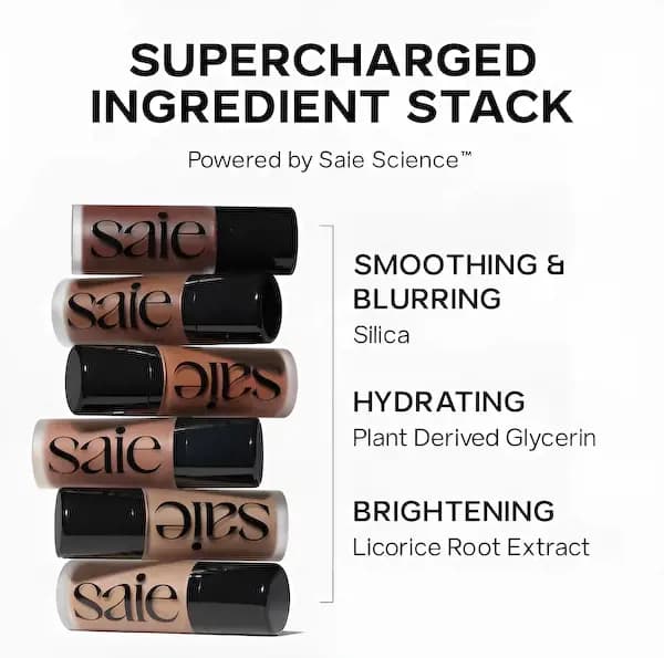 Saie Beauty Dew Bronze Soft-Focus Effortless Liquid Bronzer