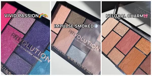 Makeup Revolution 3 New Reloaded Dimension Eyeshadow Palettes