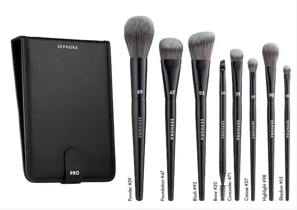 SEPHORA COLLECTION PRO 8-Piece Face & Eye Brush Set