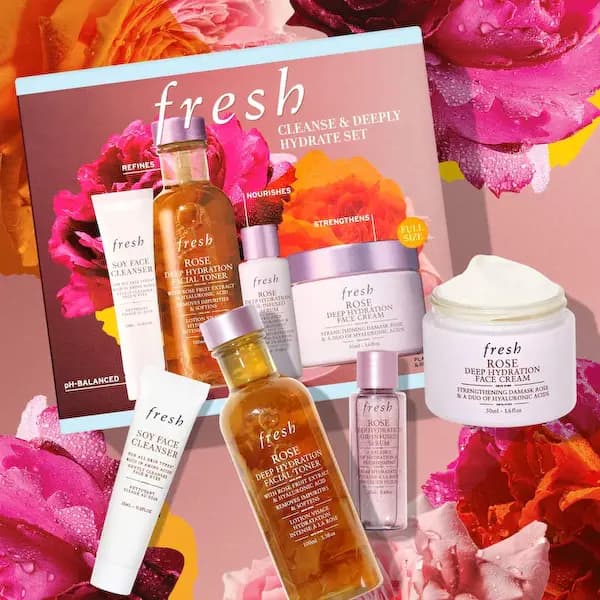 Fresh Beauty Cleanse & Deeply Hydrate Set