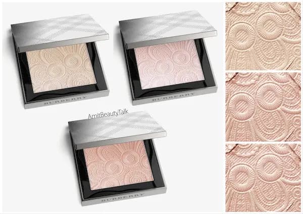 Burberry Fresh Glow Highlighter, Light Glow Blush & Cashmere Concealer