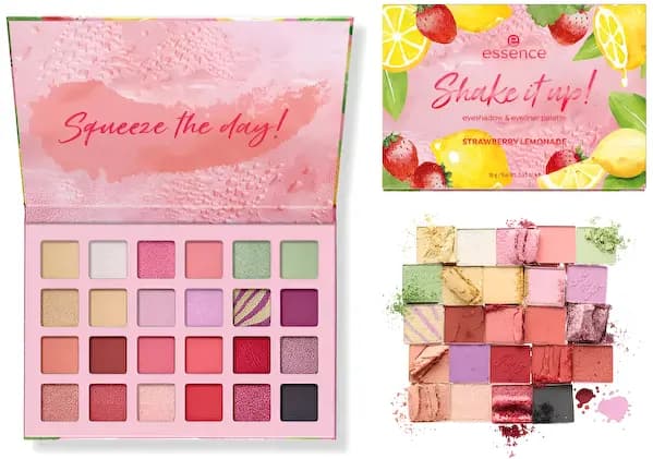 Essence Shake It Up Eyeshadow & Eyeliner Palette - Strawberry Lemonade & Iced Caramel Latte