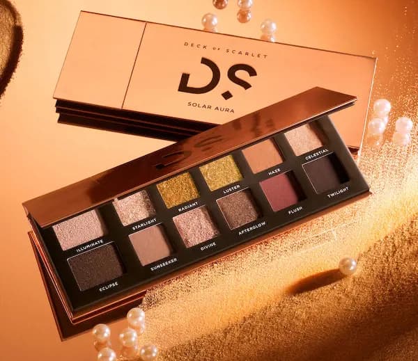 Deck of Scarlet Maximalist & Solar Aura Eyeshadow Palette
