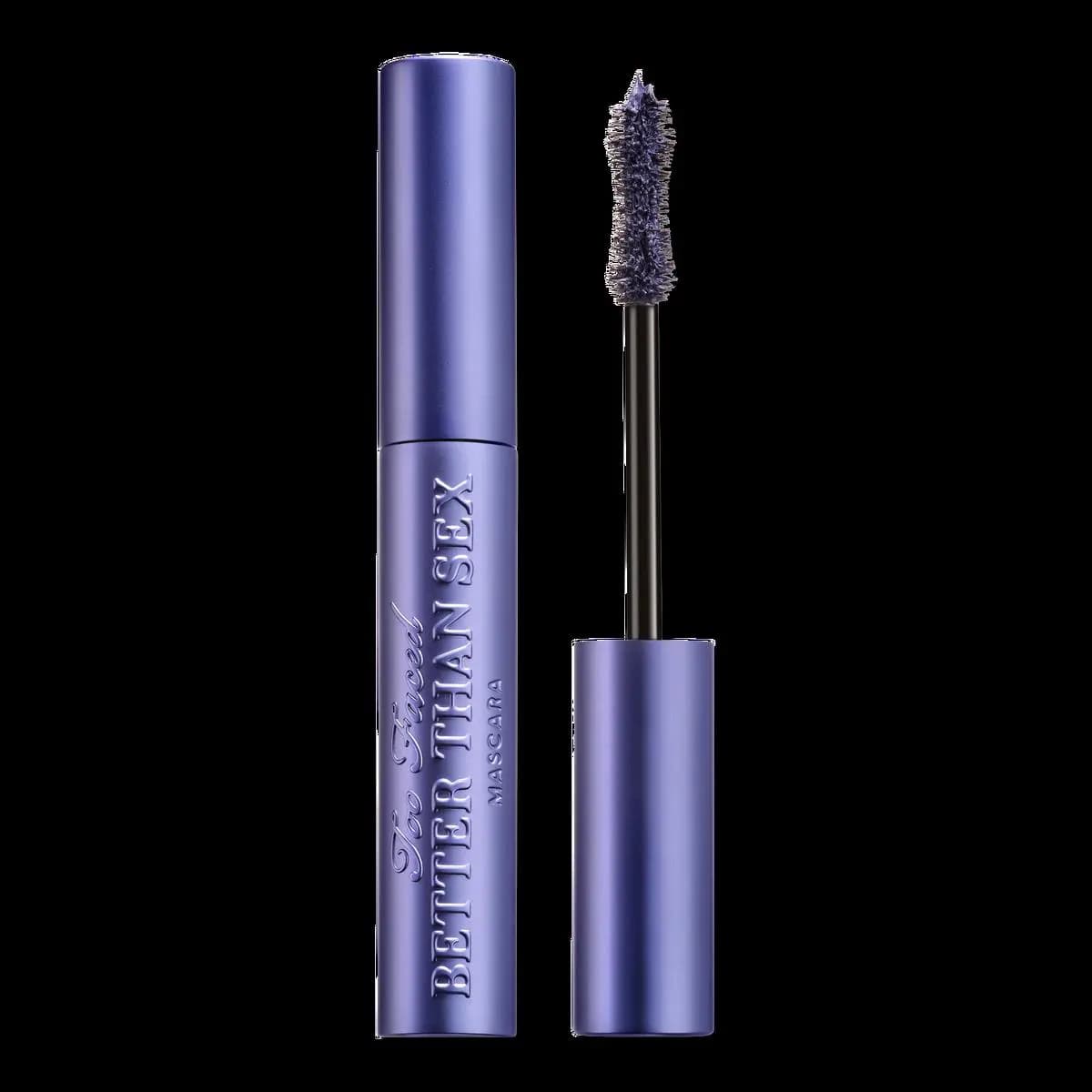 Better Than Sex Midnight Blue mascara tube and wand