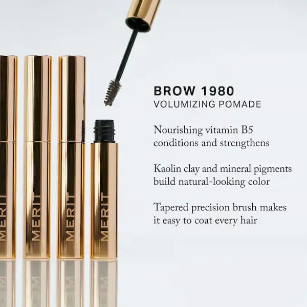MERIT Brow 1980 Volumizing Tinted Eyebrow Gel-Pomade