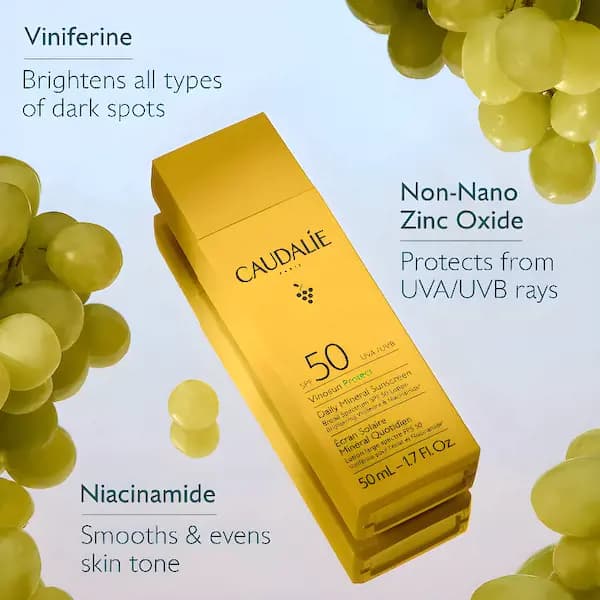 Caudalie Vinosun Protect Brightening Daily Sunscreen SPF 50