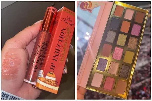 Too Faced Maple Syrup Pancakes Palette & Lip Injection Maximum Plump