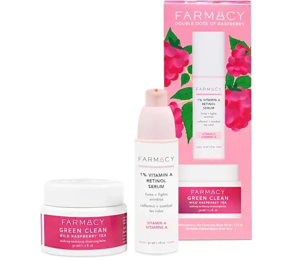 Farmacy Skincare Double Dose Of Raspberry Duo