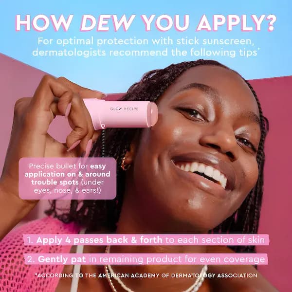 Glow Recipe Watermelon Glow Balm Sunscreen Stick- SPF 45
