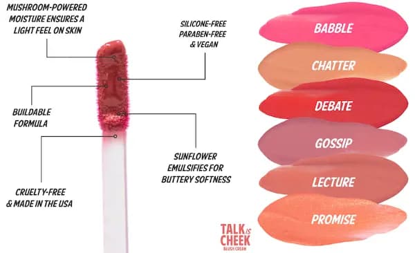 theBalm Talk is Cheek® Blush Cream
