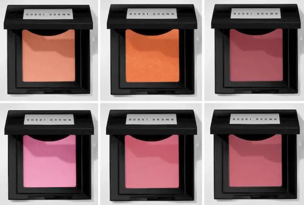 Bobbi Brown Powder Blush matte and shimmer finishes