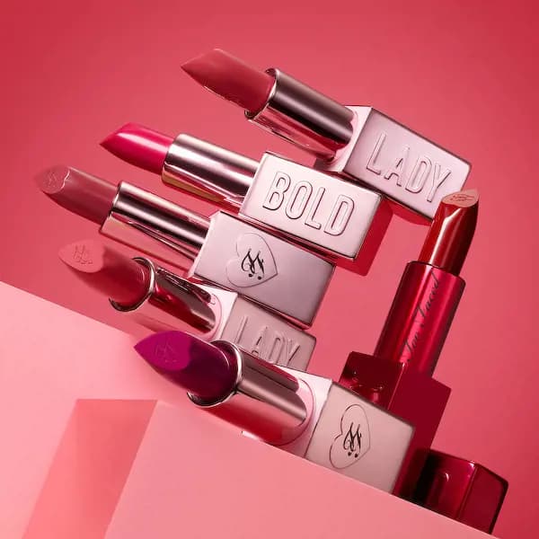 Too Faced New Shades of Lady Bold Cream Lipstick