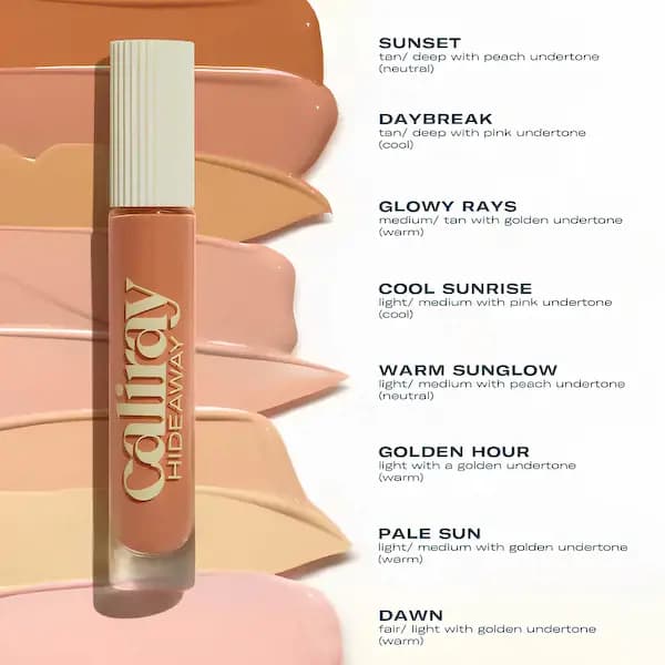 Caliray Hideaway Brightening + Hydrating Under Eye Color Corrector Concealer