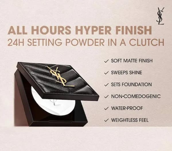 Yves Saint Laurent All Hours Hyper Finish 24H Matte Powder