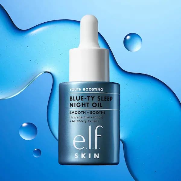 e.l.f. Cosmetics Youth Boosting Blue-ty Sleep Night Oil