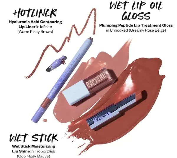 Kosas Plump & Juicy Lips Trio