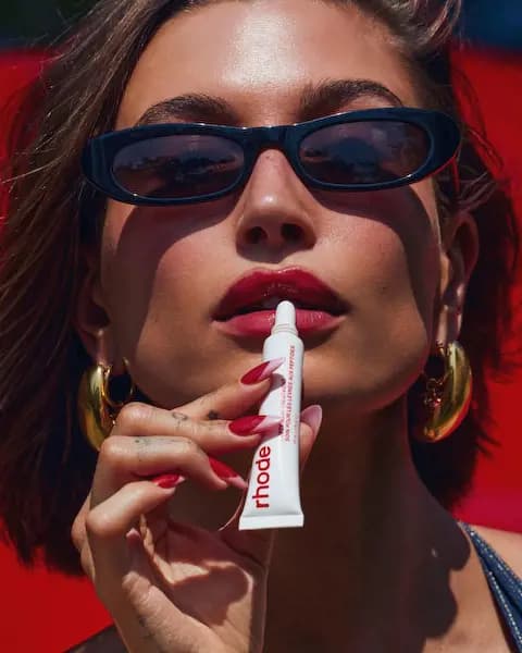 rhode x Krispy Kreme Peptide lip treatment in Strawberry Glaze