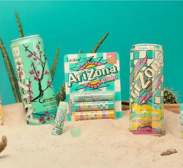Arizona Tea x Vacation Inc Lip Balms SPF 30