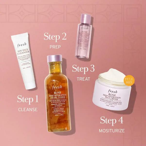 Fresh Beauty Cleanse & Deeply Hydrate Set