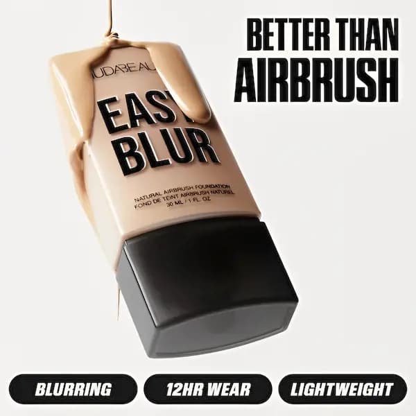 HUDA BEAUTY Easy Blur Natural Airbrush Foundation