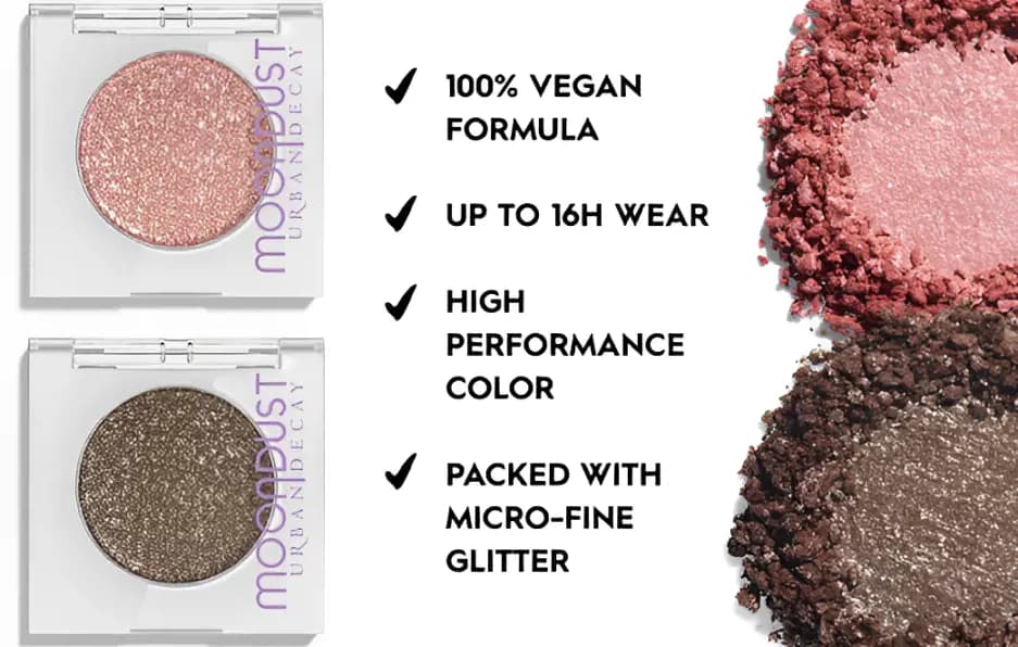 Urban Decay New Shades of 24/7 Moondust Eyeshadows