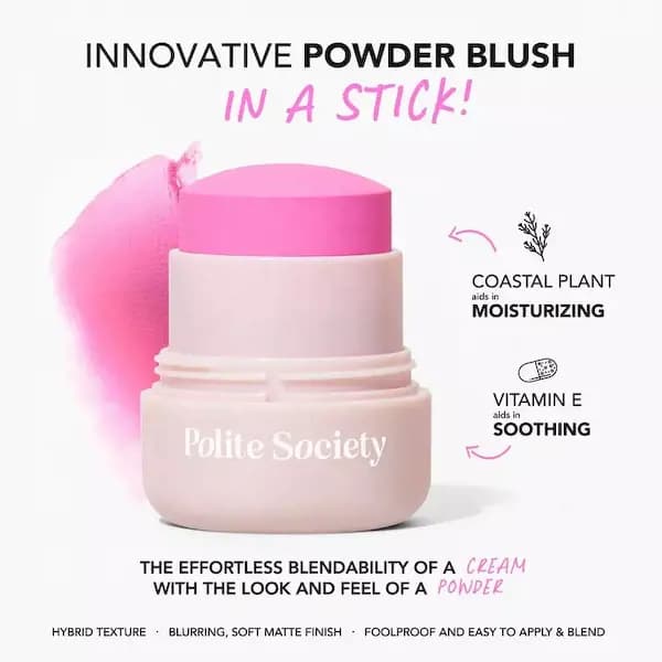 Polite Society Polite Pops Powder Blush Stick