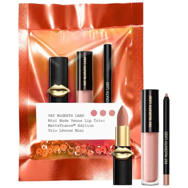 Pat McGrath Mini Nude Venus Lip Trio: Mattetrance Edition
