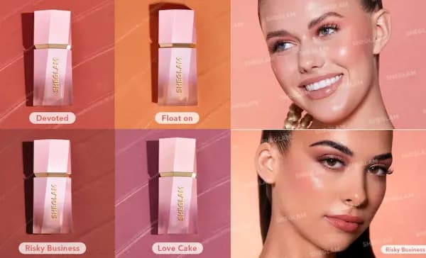 SHEGLAM 3 New Shades of Color Bloom Dayglow Liquid Blush
