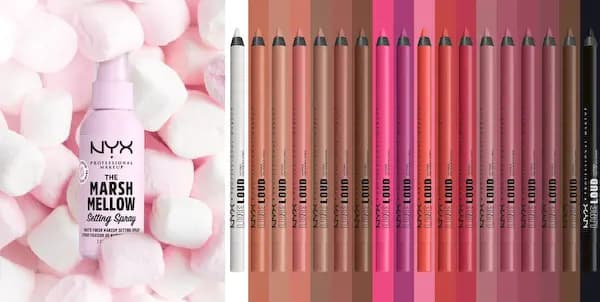 NYX Pro Fix Sticks, Marshmellow Setting Spray & 7 New Shades of Nude Line Loud