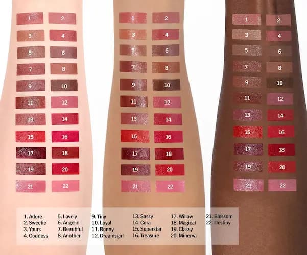 MOIRA Cosmetics Lip Goddess Lipsticks