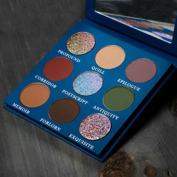 Shroud Cosmetics Dark Academia Palette