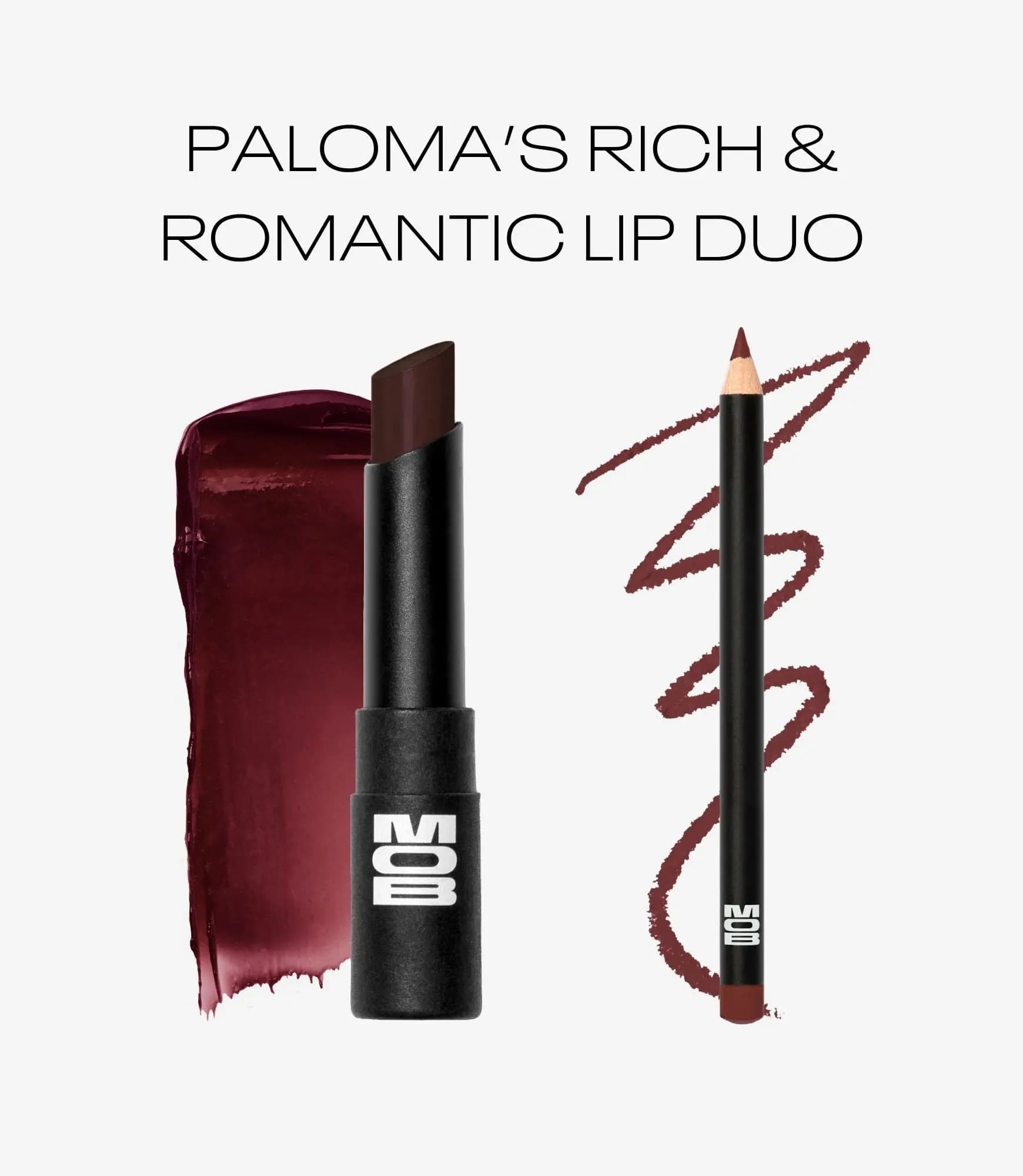 MOB Beauty Paloma's Rich & Romantic Lip Duo: Release Date, Price, Shades & Where to Buy
