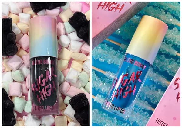 Blend Bunny Cosmetics SICKLY SWEET Palette & SUGAR HIGH Lip Oils