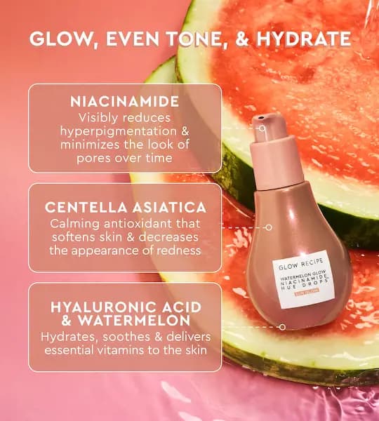 Glow Recipe Watermelon Glow Hue Drops Sun Glow Serum