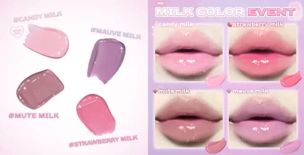 Merry Monde Milk Heart Lip & Cheek Tint