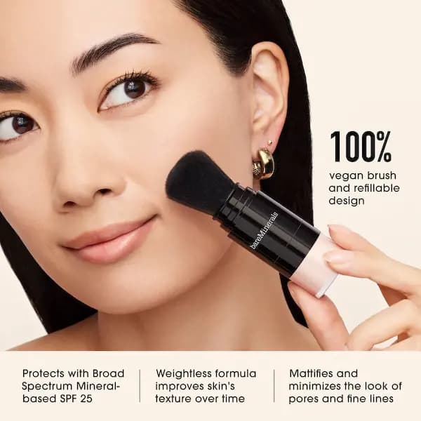 bareMinerals Mineral Veil® Set + Protect Brush SPF 25 PA++