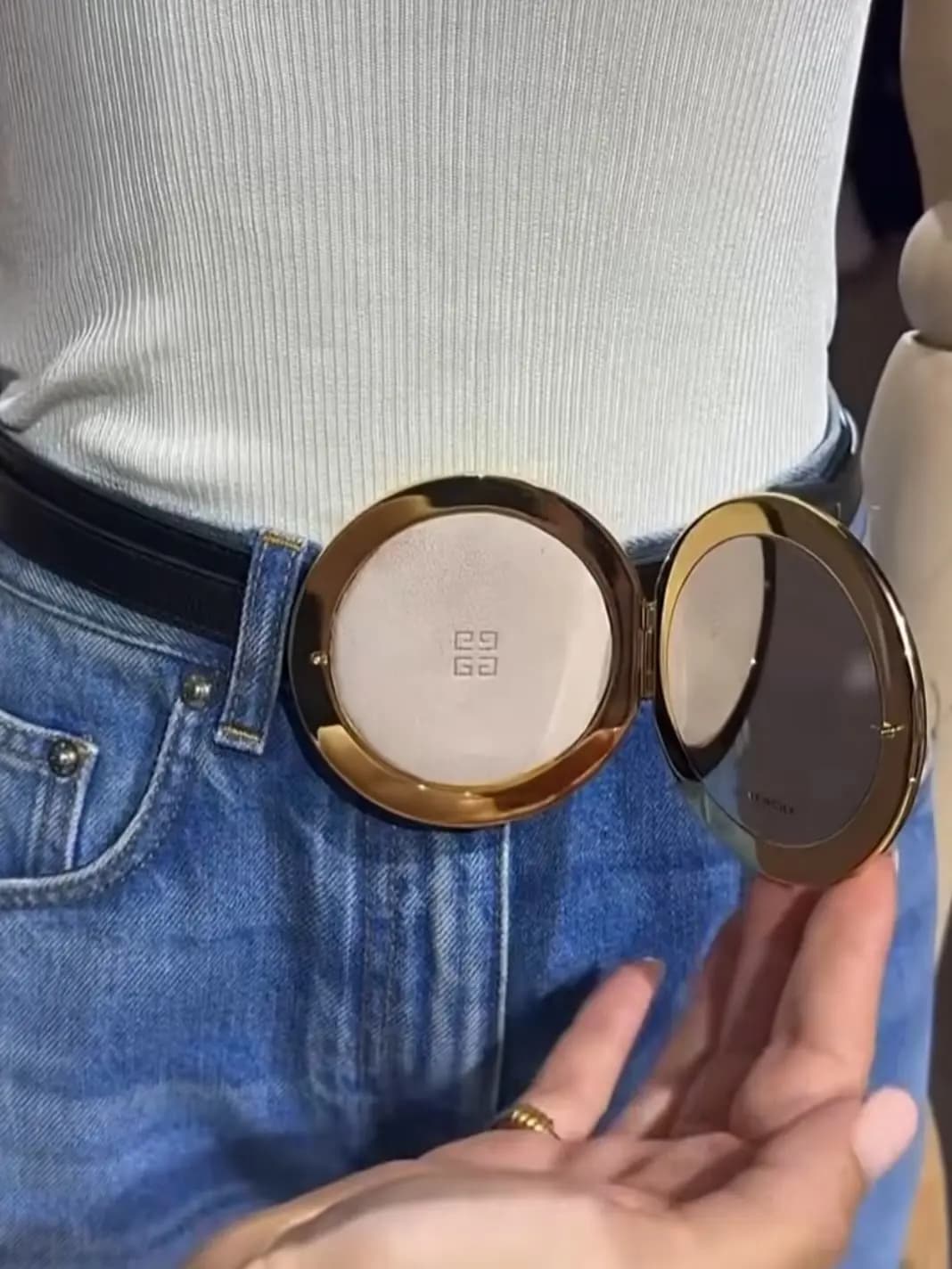 Givenchy Spring/Summer 2027 Runway: Compact Belt & Lipstick Hair Clips