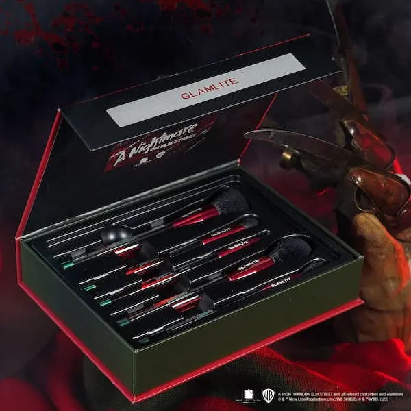 Glamlite Cosmetics Nightmare on Elm Street 5-Piece Brush Set