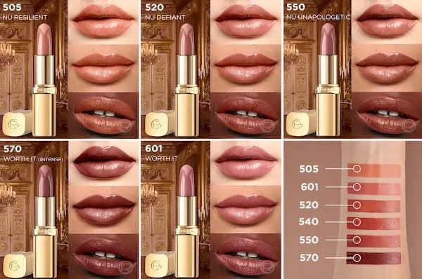L’Oréal Paris New Shades of Color Riche Satin Nude Lipstick